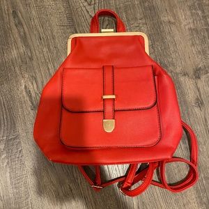 Cherry Red Backpack
